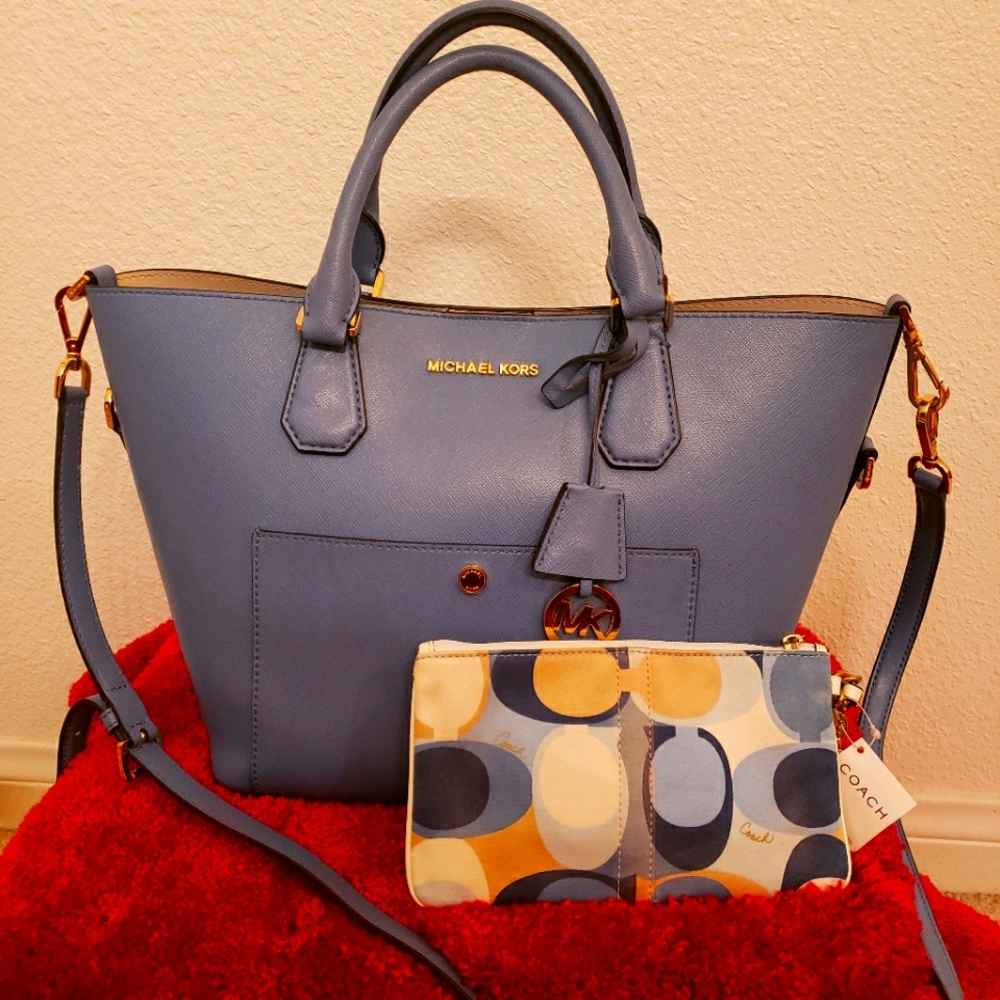 Mk blue bag